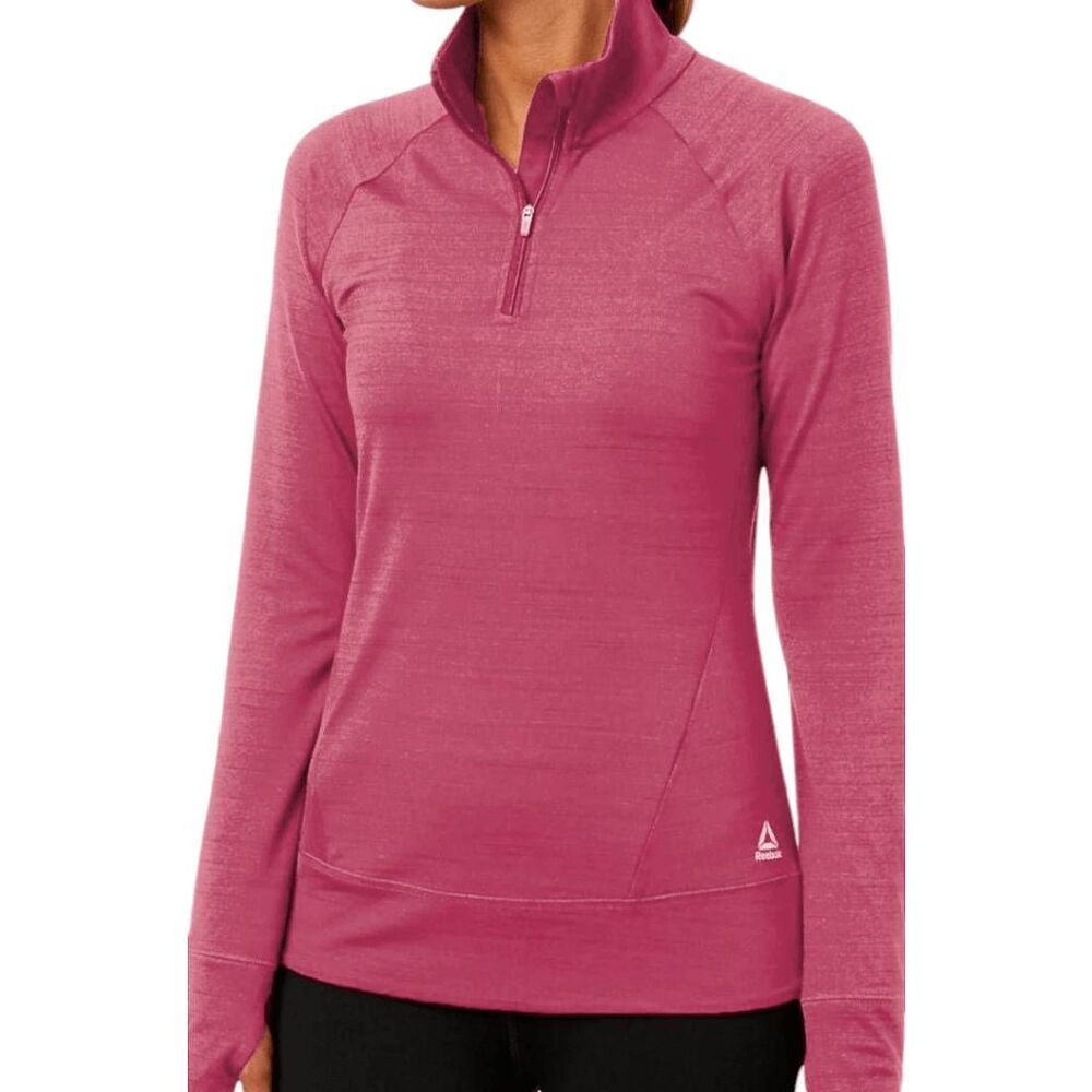 REEBOK Vented 1/4 Zip Pullover Size Small